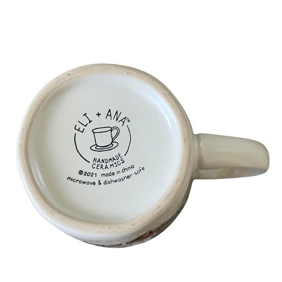 Eli+Ana ELK RIDGE HOLIDAY Ceramic Mug Tea Cup Set of 2 Christmas New - Picture 8 of 11